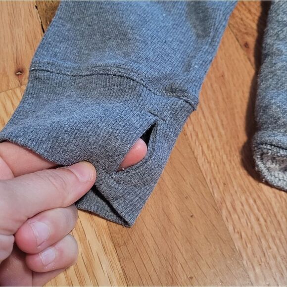 Clavin Klein Quick Dry Cowl Neck Raw Edge Sweatshirt Large - Picture 6 of 10